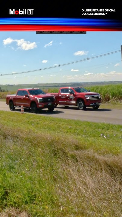 FORD F-150 X CHEVROLET SILVERADO NO DUELO DOS 1000 METROS! #Shorts