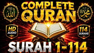 🕋 Complete Holy Quran (All 114 Surahs) 📖 | Full Quran Recitation HD 🎧 | Mishary Rashid Alafasy ✨