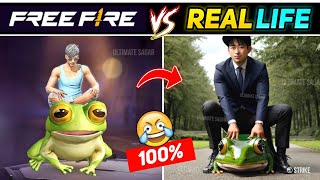 Free Fire Emote In Real Life || FF Emote In Real Life || Free Fire Emote Real Emote || Free Fire