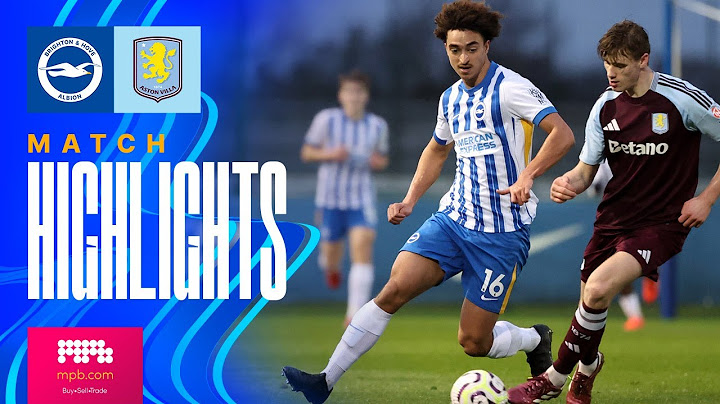 HIGHLIGHTS | Brighton v Aston Villa | Premier League 2