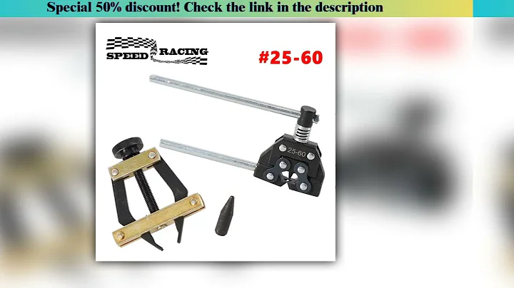 Review #25-60 80 100 Roller Chain Breaker Detacher Cutter & Chain Puller Holder Tools for Motorcycle