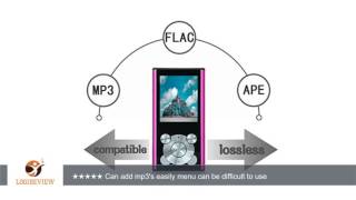 Tomameri 16GB Compact and Portable MP3 Player MP4 Player Video Player with E-Book Reader, Photo