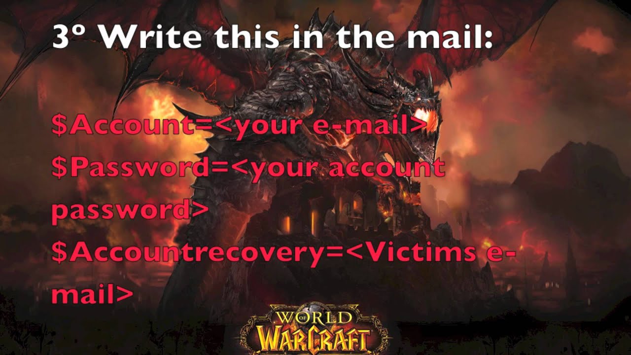 World of Warcraft Account Hack (2012) - YouTube