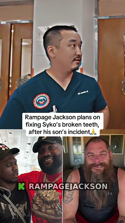 Rampage Jackson says he’s gonna pay for Syko Stu teeth after the Raja Incident #rampagejackson #UFC
