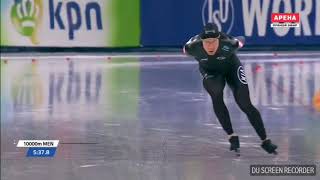 Свен Крамер &amp; Я.Блумен. Забег на 10000 метров. 2-ой этап КМ, Ставангер (Норвегия)