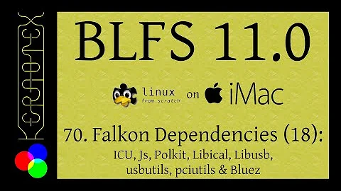 70: Falkon Dependencies 18: ICU, Js, Polkit, Libical, Libusb, usbutils, pciut... - BLFS 11.0 on iMac