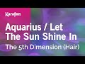 Karaoke Aquarius / Let The Sun Shine In - The 5th Dimension *