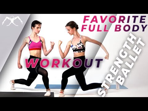 FULL BODY STRENGTH ballet WORKOUT with Maria Khoreva and Sofya Khoreva