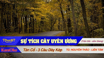 SỰ TÍCH CÂY UYÊN ƯƠNG (TRẦN GIẢ -  CẨM GIANG) - Karaoke - Tân Cổ 3 câu dây kép - Thien Duc MUSIC