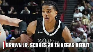 Mikel Brown Jr. Las Vegas Summer League Debut Highlights 🔥 | NBA on ESPN