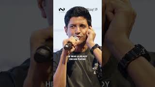 Farhan Akhtar Shares About the Time He Locked a Music Label Executive Out of the Room | THR #shorts