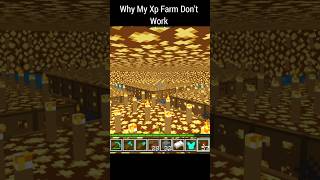 Why my xp farm don't work #minecraft #shorts