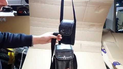 Moto Kurye Pos Cihazı Taşıma Çantası Kalın Vinil Deri Çırt Kapaklı Su Geçirmez Mondimotor da