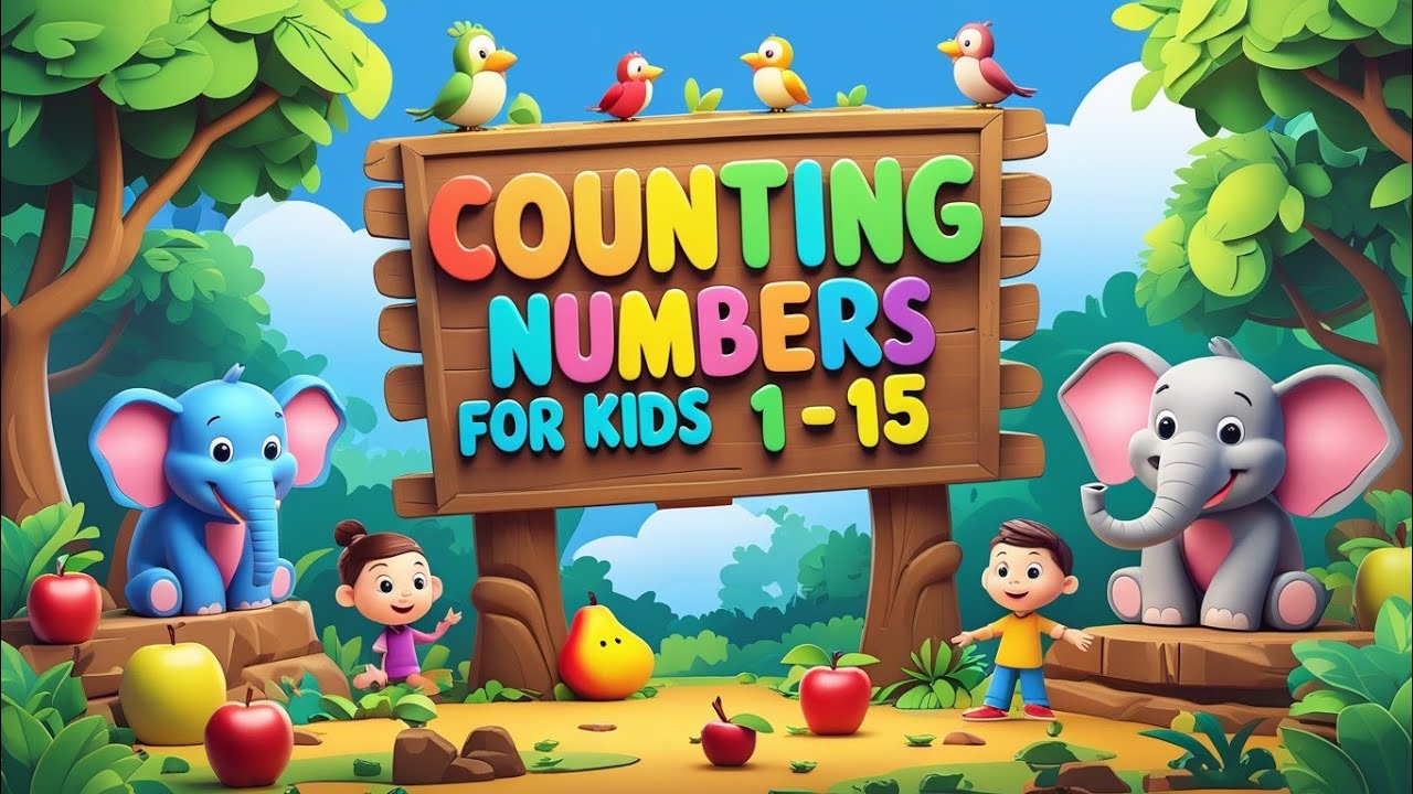 Counting 1 to 15 Made Easy | Kids Learn Numbers | Educational Songs for ...