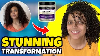 Aunt Jackie's Ice Curls Curling Jelly: Type 2c - 4c Hair 🤯| Stunning Transformation