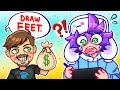MR BEAST + OTHER FAMOUS PEOPLE TELL ME WHAT TO DRAW...