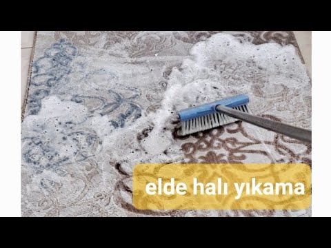 EVDE HALI YIKANIR MI?/elde halı yıkama/