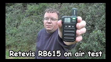 Retevis RB615 on air test