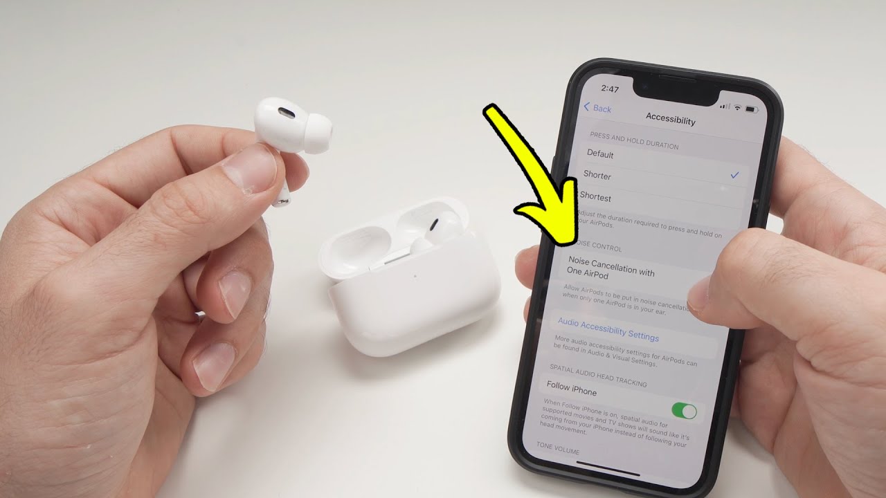 AirPods Pro : to Use Noise With a Single Earbud - YouTube