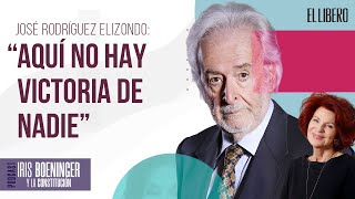 José Rodríguez Elizondo: 'Aquí no hay victoria de nadie'