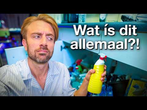 Ref:DyiG2kNeaew Voor het eerst in 10 jaar... GOOTSTEENKAST opruimen! 😰 | vlog 1162