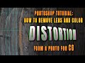 Photoshop tutorial remove distortion from a dslr photo for cg