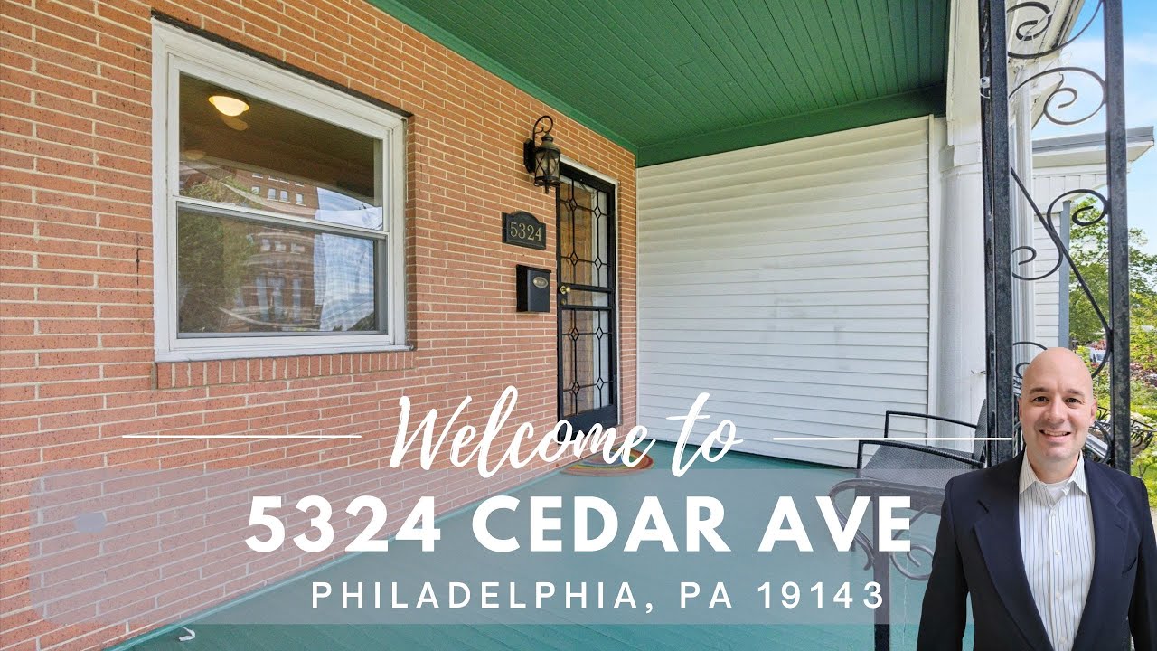 🎉 Under Contract! 5324 Cedar Ave, Philadelphia – A Beautiful West Philly Gem!