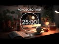 255 pomodoro timer  relaxing lofi deep focus pomodoro timer study with me stay motivated