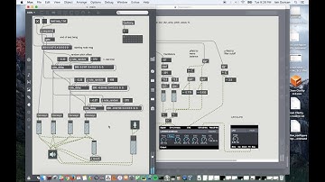 Max/MSP score sequence player with arpeggiator (coll obj)