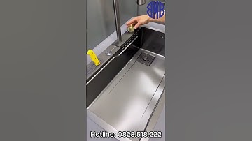 Chậu rửa bát thông minh giúp bạn tiết kiệm thời gian và công sức  #chauruabat1ho