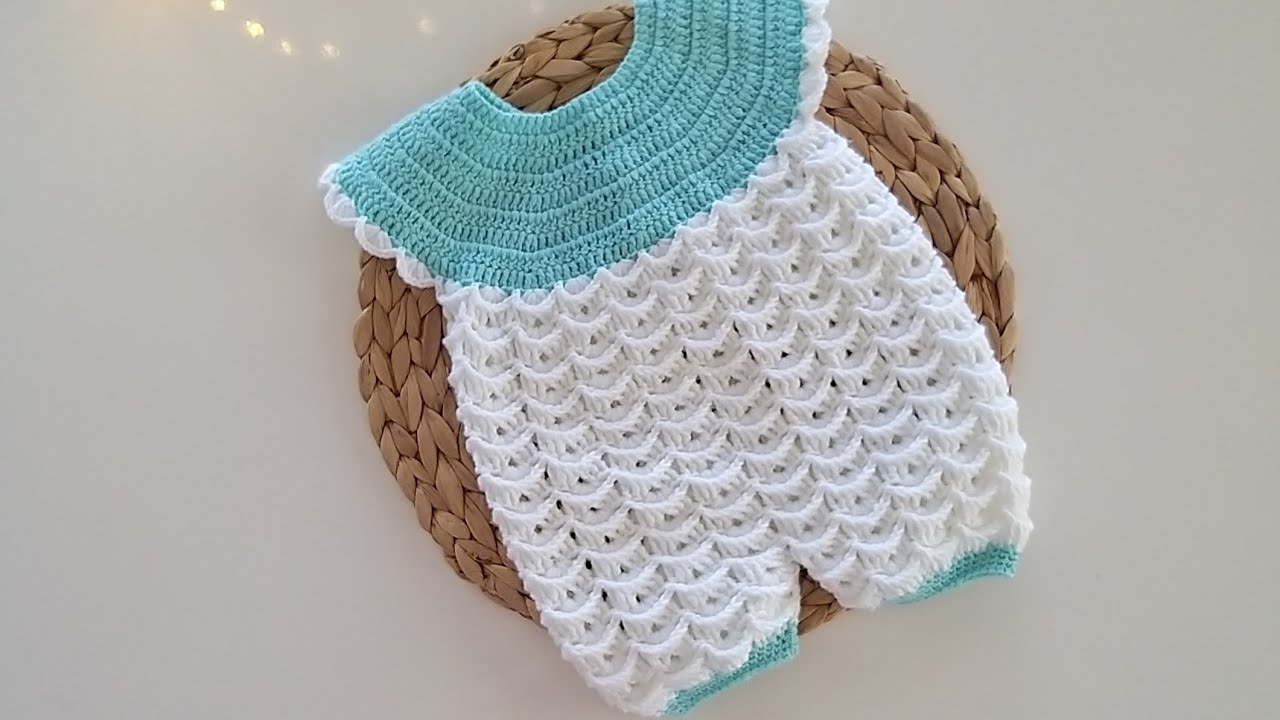 BEBEK TULUMU YAPILIŞI/BEBEK TULUMU MODELLERİ/TIĞ İŞİ BEBEK TULUMU YAPILIŞI/TIĞ İŞİ KARNABAHAR MODEL