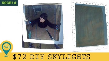 Bus Conversion Skylights $72 Each! How we made them  - S03E14