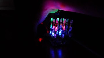 3x3x3 RGB LED Cube
