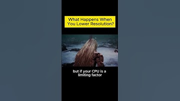 Does Lowering Resolution Really Boost FPS?