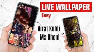 How to set Ms Dhoni Live wallpaper in Mobile ✨ screenshot 3