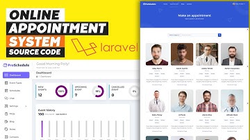 Online Appointment  Management System made with Laravel, Vue js, and Inertia JS Source Code