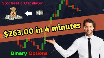 $263.00 with 5 Second Trades | Binary Options Trading Strategy | Stochastic Oscillator