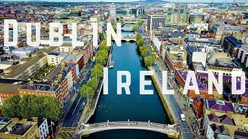 Dublin Ireland 4k Footage (Drone)