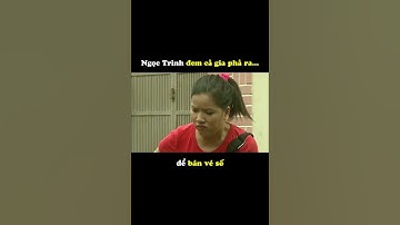 Ngọc Trinh đem cả gia phả ra để rao vé số rồi có bán được không? #shorts