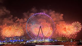 Ain Dubai (Dubai Eye) Opening Fireworks Biggest and Tallest Observation Ferris Wheel in the World