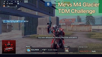 TDM Challenge M4 Glacier vs Normal Guns Part 1 @MorTiFieRGAMING
