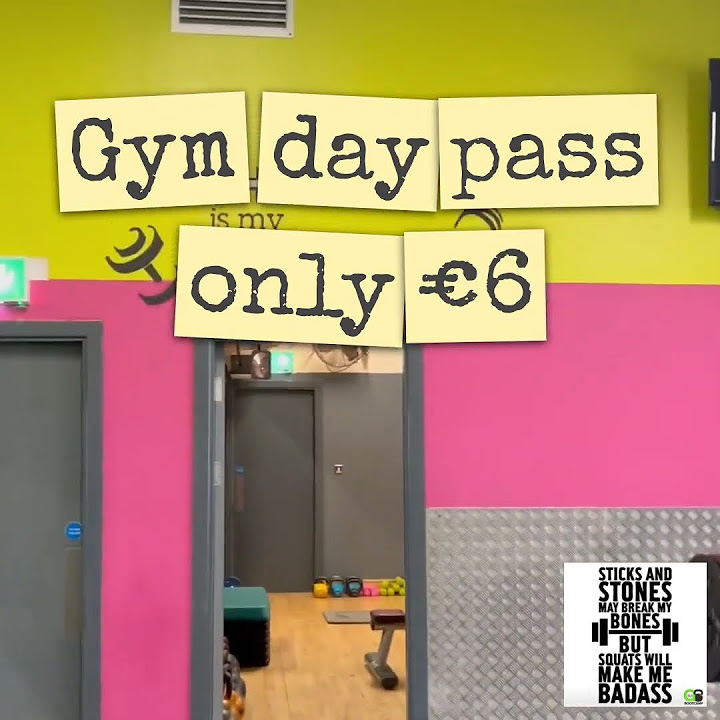 Gym day pass only €6 YouTube