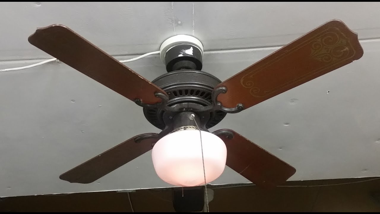 Emerson 1895 Series Ceiling Fan 42" brown YouTube