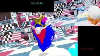 Mmd 星のカービィ　　被害妄想携帯女子　　エフェクト比較