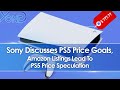 Sony Discusses PS5 Price Goals, Amazon Listings Lead To PS5 Price Speculation