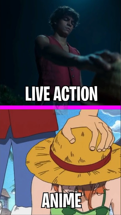 One Piece Anime vs Live Action