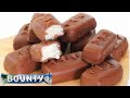 How To Make Bounty Bars With 3 Ingredients Only | How To Temper Chocolate