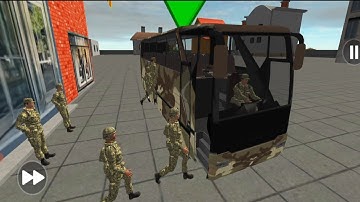 Army Bus Driver 2021 #2 Real Military Coach Simulator - Android IOS Gameplay