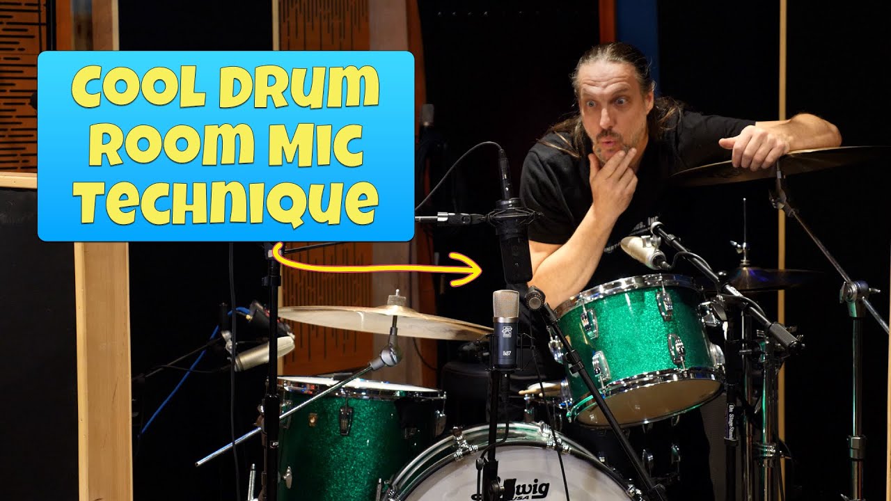 Cool Drum Room Mic Technique YouTube