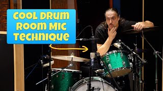 Cool Drum Room Mic Technique